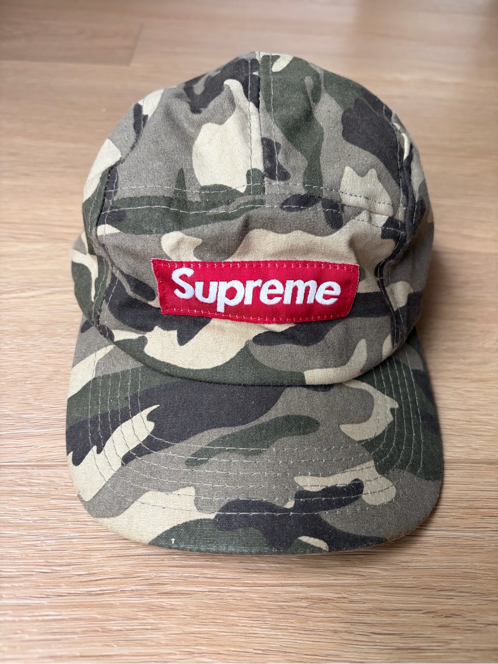 Supreme Camo Box Logo Camp Cap Hat |Adjustable Streetwear